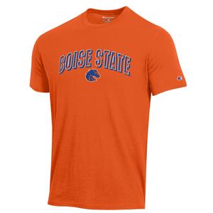 Image of BOISE STATE TEE ARCH OVER LOGO HI DENSITY -  orange