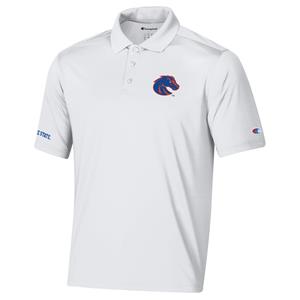 Image of BOISE STATE POLO LOGO SLEEVE -  white