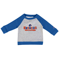 Image of Boise State Infant Crew Raglan Contrast Sleeve Broncos