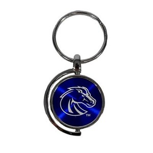 Boise State Keychain CD Effect Spinner Dual Logo - main view