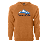 Image of IDAHO MOUNTAINS OVER SCRIPT BOISE ID -  camel