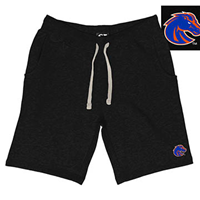 Image of BOISE STATE SHORT LEFT HEM LOGO -  black