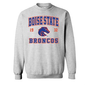 Boise State Crew Heat Transfer Weaver