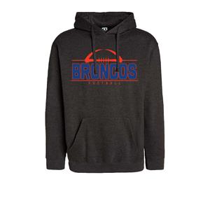 Image of BOISE STATE HOOD BRONCOS FOOTBALL GRAPHIC VALUE -  black
