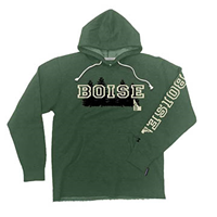 Idaho Hood Raw Edge Stiching Over Trees