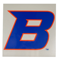 Boise State Cling Decal "B" Logo