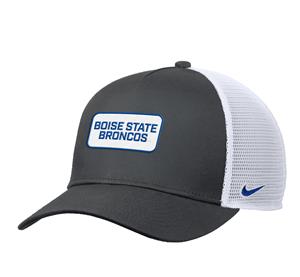 Image of BOISE STATE HAT PATCH BRONCOS MESHBACK SNAP NIKE -  blackwhite