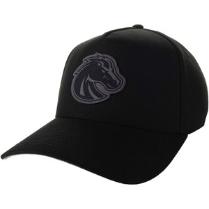 Boise State Cap - Tonal Leather Patch Black by Legacy - main view