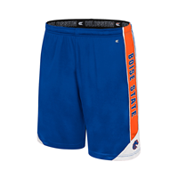Boise State Short With Contrast Color Wordmark Down The Side