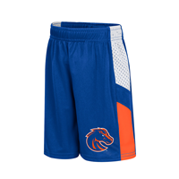 Boise State Tdlr Short Dual Color Side Panel With Team Logo On Front