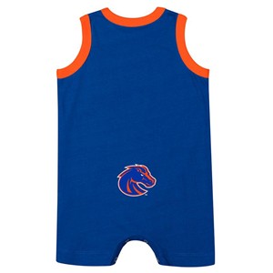 BOISE STATE INFANT ROMPER SNAP CLOSUE WITH SECOND COLOR KANGROO POCKET -  1
