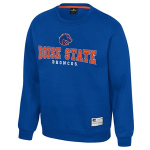 Boise State Crewneck - Logo Above Wordmark by Colosseum - main view