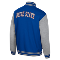 Image of BOISE STATE FULL ZIP LEFT CHEST WITH CONTRAST SLEEVES AND CUFFED BOTTO -  1