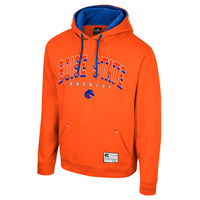 Image of BOISE STATE HOOD FLEECE ARCH EMBRD LOGO CONTRAST HOOD -  orange