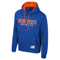 Image of BOISE STATE HOOD EMBROIDERED WORDMARK STRAIGHT -  royal