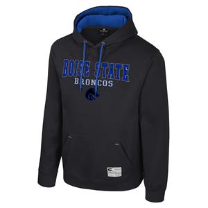 Image of BOISE STATE HOOD LOGO UNDER BRONCOS -  blackroyal