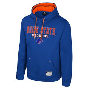 Image of BOISE STATE HOOD LOGO UNDER BRONCOS -  royalorange