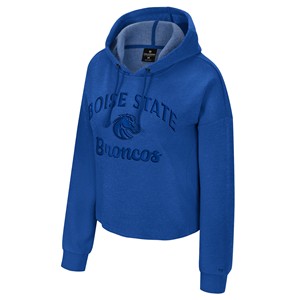 Boise State Women’s Hoodie - Tonal Embroidery Royal Blue by Colosseum - main view