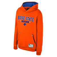 Image of BOISE STATE YOUTH HOOD WORDMARK BRONCOS LOGO EMBD -  orange