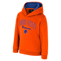 Image of BOISE STATE TODDLER HOOD ARCH WORDMARK OVER SCRIPT BRONCOS -  orange