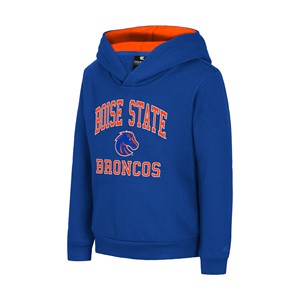 Boise State Toddler Hoodie - Logo Between Wordmarks Royal Blue by Colosseum - main view