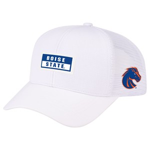 Boise State Cap - Front Wordmark and Side Logo White by Colosseum - main view