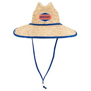 Boise State Hat Straw Wide Brim Logo