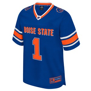 Boise State Football Jersey - Wordmark Over Number 1 by Colosseum - main view