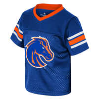 Image of BOISE STATE TODDLER JERSEY MESH BRONCO LOGO -  royal