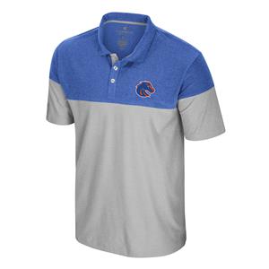 Boise State Polo Colorblock Left Chest Logo
