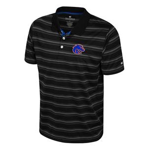 Boise State Polo Lined Pattern Logo