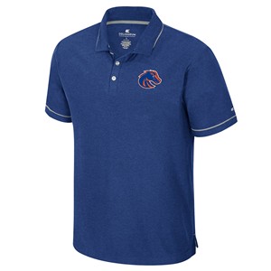 13- Boise State Polo - Athletic Logo Left Chest by Colosseum - royal (SKU: 13429744496) 13- Boise State Polo - Athletic Logo Left Chest by Colosseum - royal