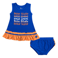 Image of Boise State Infant Girls Dress/Bloomers With Ruffles