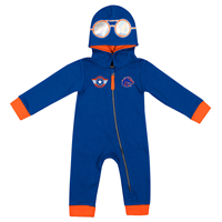 Boise State Infant Fleece Full Zip Romper W/Hood