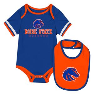 Boise State Infant Onesie Bib Set Logo