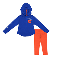 Boise State Toddler Girls 2 Piece Pant Set-Hood