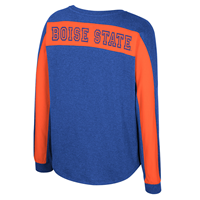 Image of BOISE STATE WOMEN LS TEE DOLMAN WORDMARK BACK -  1