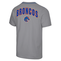 Image of BOISE STATE SS TEE WORDMARK STACKED AROUND TEAM LOGO -  1