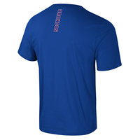 Image of BOISE STATE TEE SLANT BRONCOS OVER LOGO VERTICAL BRONCO BACK -  1