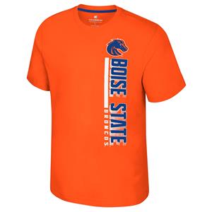 Image of BOISE STATE TEE BOISE DOWN LOGO ON BACK -  orange