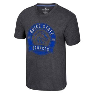 Image of BOISE STATE TEE WASHED CIRCLE LOGO -  black