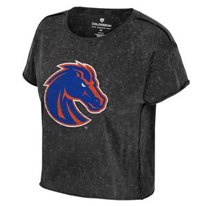 Image of Boise State Women’s Tee, Washed Center Logo by Colosseum