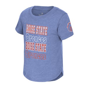 Boise State Toddler Girls' T-Shirt - Stacked Wordmarks by Colosseum - main view