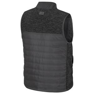 Boise State Charcoal Vest - Puffer with Embroidered Bronco Head by Colosseum - 1 (SKU: 13400460496) Boise State Charcoal Vest - Puffer with Embroidered Bronco Head by Colosseum - 1