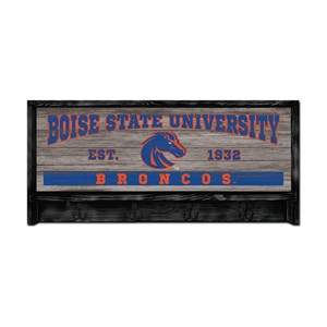 Boise State Coat Rack - Est. 1932 by Timeless Etchings - main view