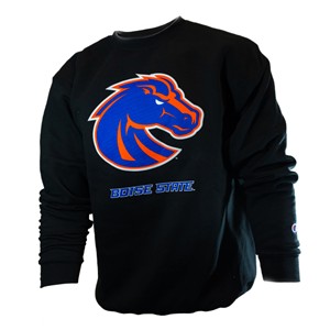 10- Boise State Crewneck - Bronco Over Wordmark by Champion - main view