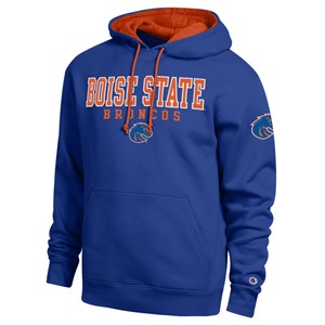 Boise State Hoodie - Wordmark Logo Sleeve by Champion - main view