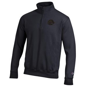 Boise State 1/4 Zip Fleece Tonal Logo Patch