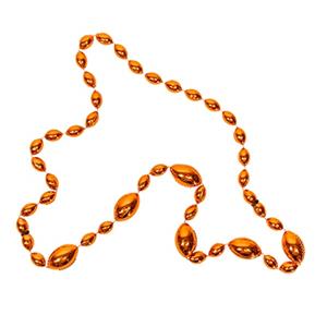 Image of FOOTBALL RALLY BEADS LARGE -  orange