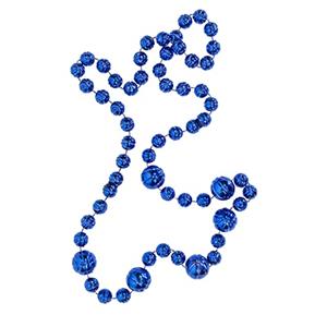 BASKETBALL RALLY BEADS LARGE -  royal